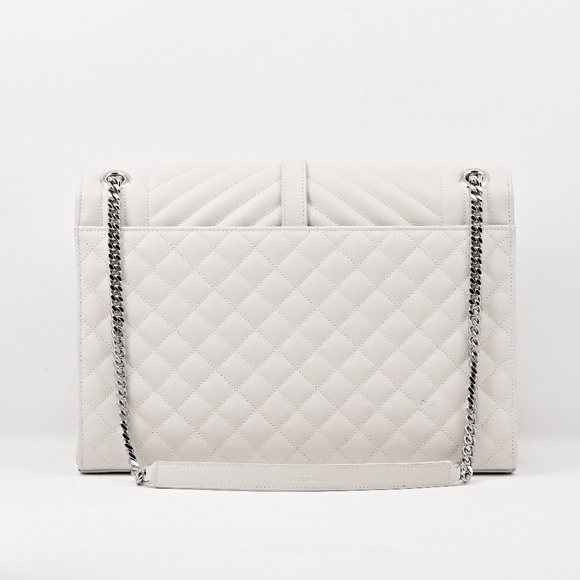 New Saint Laurent Large Monogram Envelope Shoulder - Picture 4 of 8